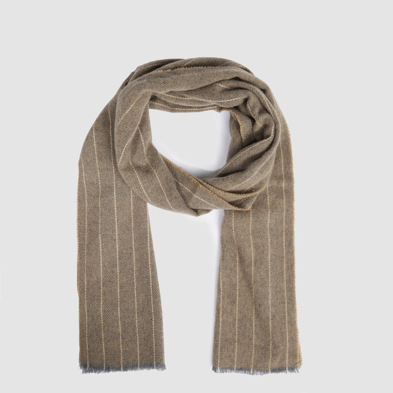Men's scarf in 100% pure wool