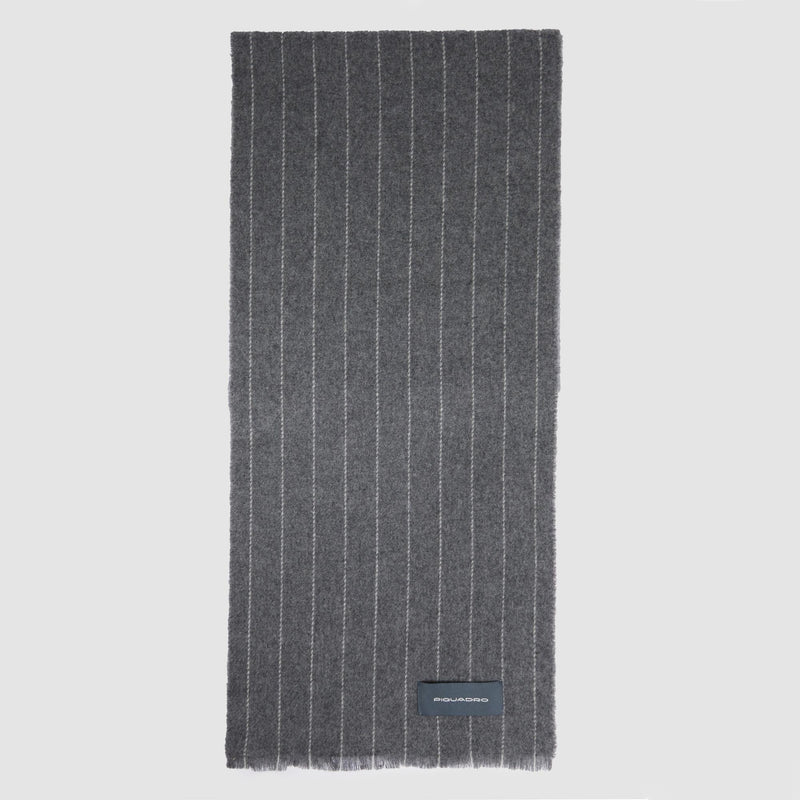 Men's scarf in 100% pure wool