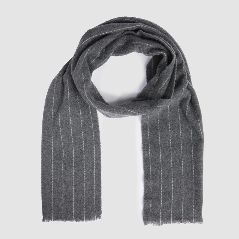Men's scarf in 100% pure wool