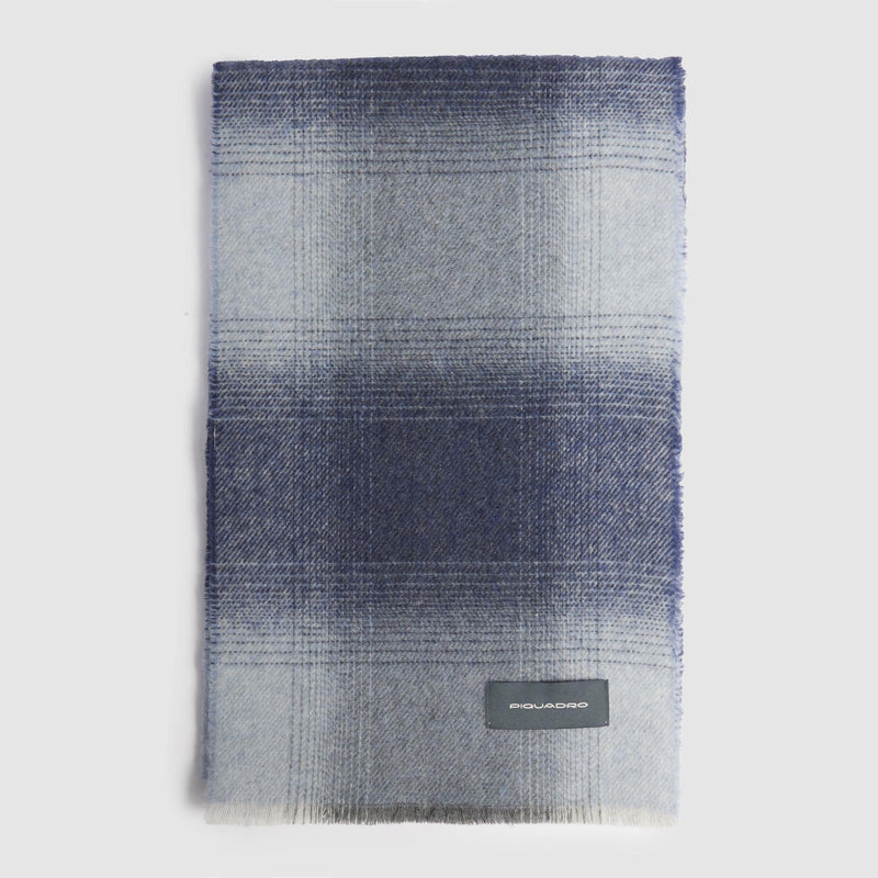 Men's scarf in wool and cashemere