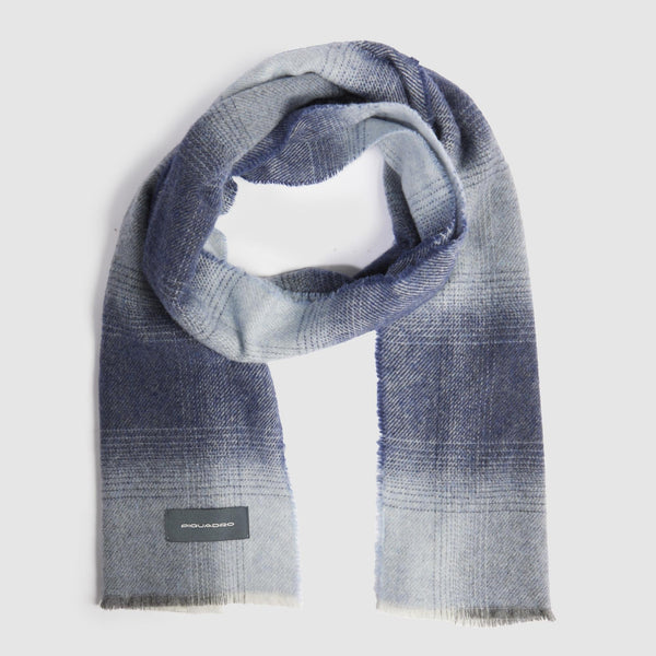 Men's scarf in wool and cashemere