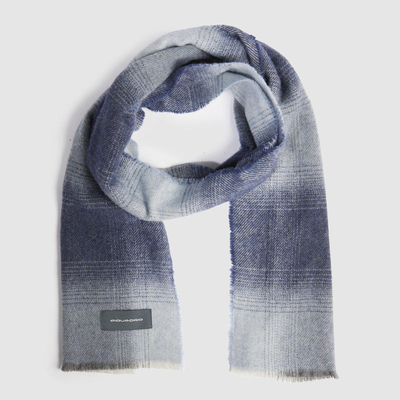 Men's scarf in wool and cashemere
