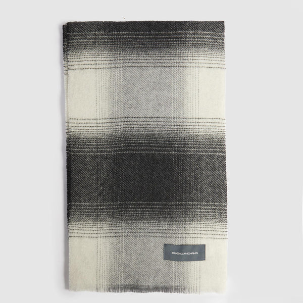 Men's scarf in wool and cashemere