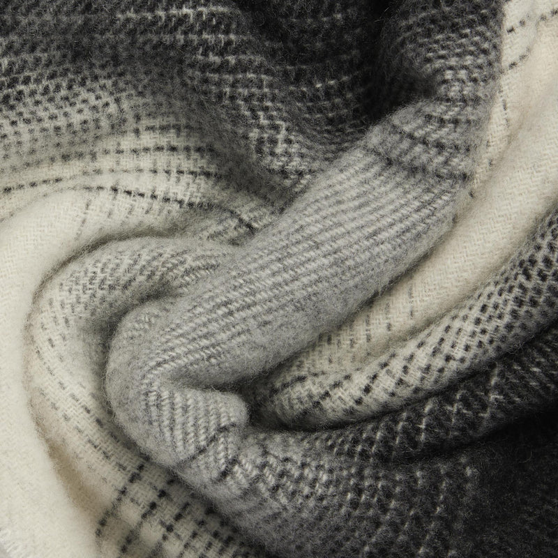 Men's scarf in wool and cashemere