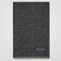 Men's Wool and Cashmere Scarf with Micro-Geometric Pattern