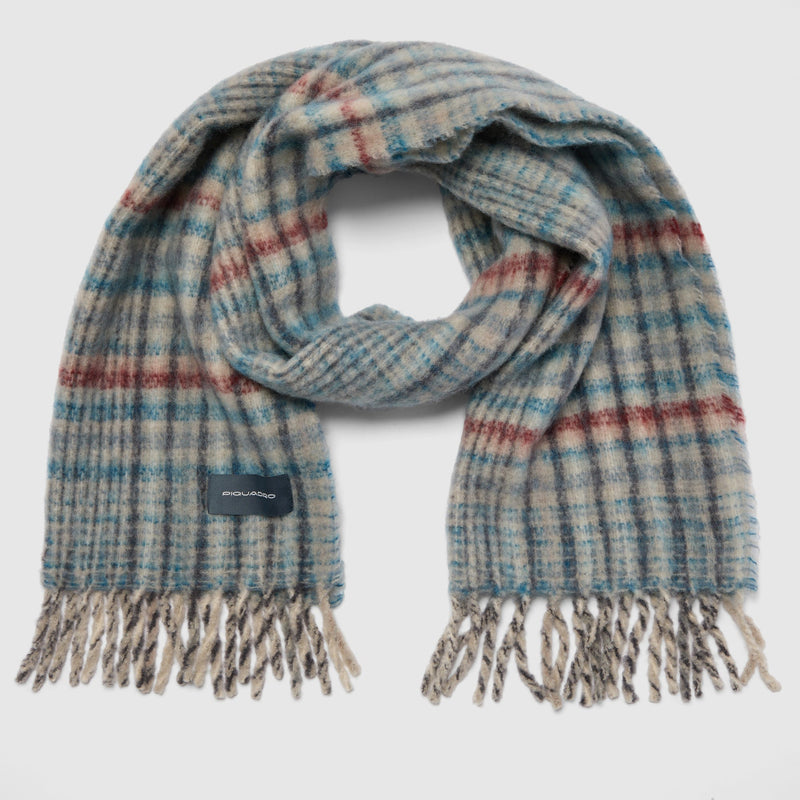 Schal aus Wollmischung mit Mohair-Effekt