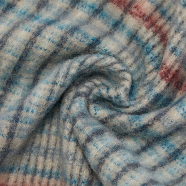 Schal aus Wollmischung mit Mohair-Effekt - 3
