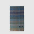 Men's Merino Wool Scarf with Faded Check
