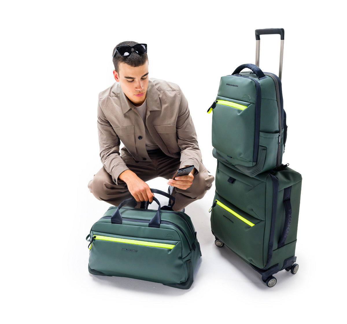 piquadro バッグ Piquadro バックパック、バンバッグ 男性 ファブリック 黒 | B